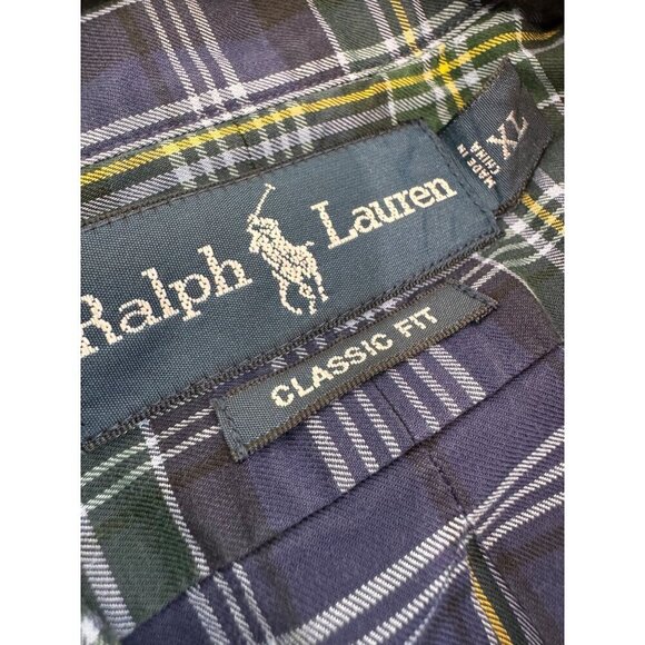 Ralph Lauren Men's XL Classic Fit Plaid Long-Sleeve Button-Down Shirt - Picture 3 of 11